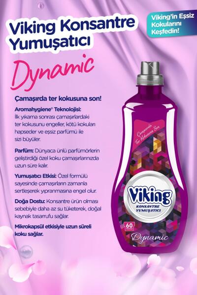 Konsantre Çamaşır Yumuşatıcısı Dynamic 1440 ml 1 Adet - 3